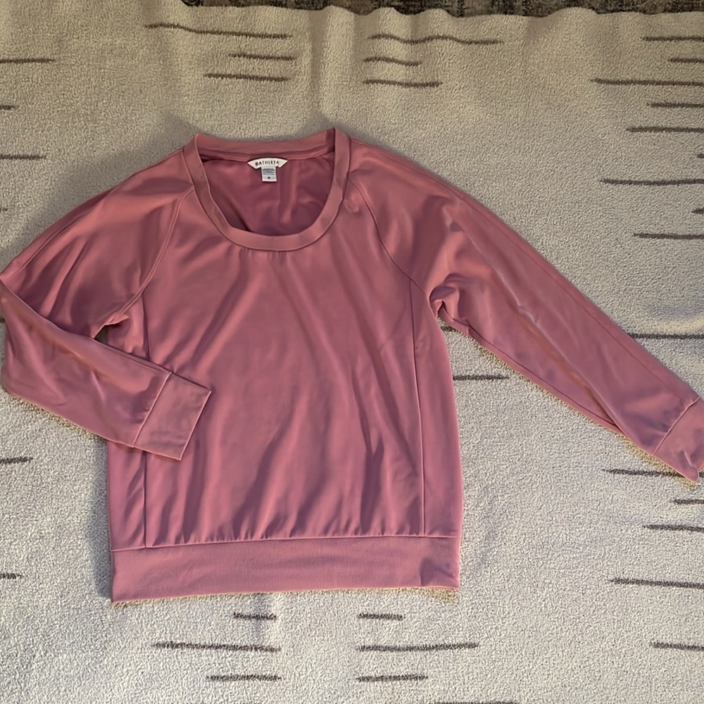 Athleta Seasoft Scoop Neck Sweatshirt.